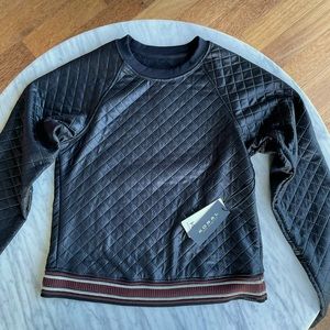 NWT Koral Quilted Sweatshirt XS